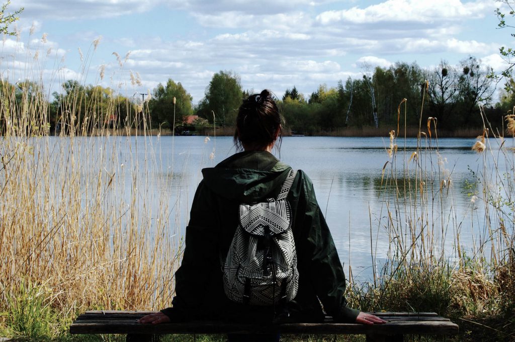 Tonstich bei einer Wanderung entlang der Havel bei Zehdenick