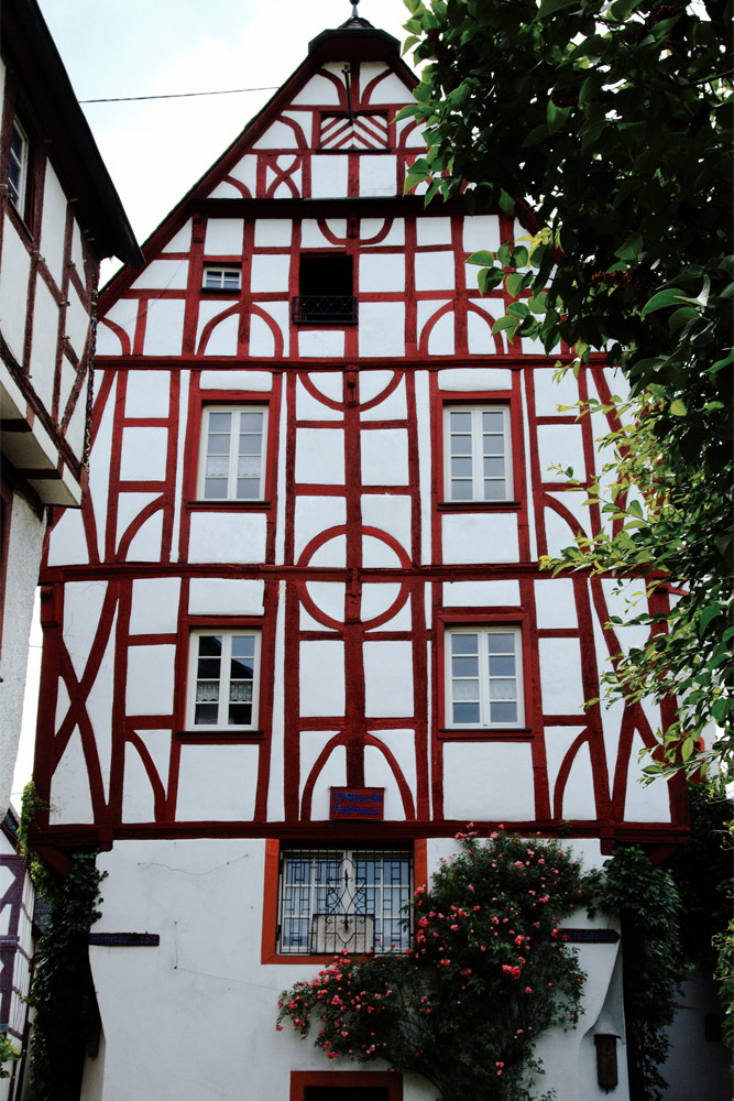 Fachwerkhaus altes Rathaus in Pünderich